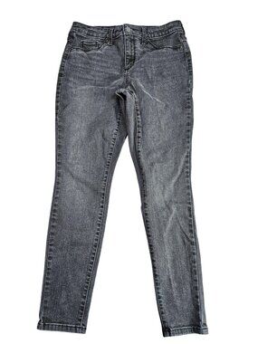 Universal Thread High Rise Jegging Jeans Womens 6/28S Gray Charcoal Wash Stretch